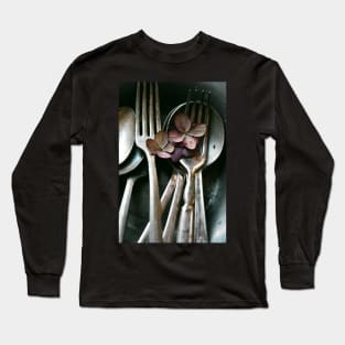 Vintage Spoon Still Life Long Sleeve T-Shirt